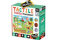 Настольная игра Headu Тактильный пазл Монтессори. Ферма (Montessori. Tactile Puzzle: Farm) (MU23592)