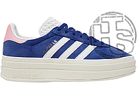 Женские кроссовки Adidas Gazelle Bold True Pink Semi Lucid Blue HQ6894