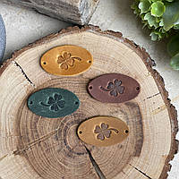 Шкіряна бірка LACKY 4 х 2,5 см