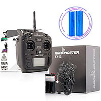 FPV пульт RadioMaster TX12 MKII ELRS M2 з акумуляторами 18650 (2 x 1200мАг)