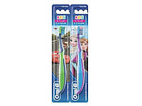 Зубная щетка Кидс для детей (3) Cars/Frozen Экстра мягкая 1шт ТМ Oral-B FG