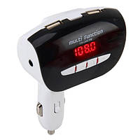 ФМ модулятор FM трансмиттер FM MOD H21 BT BOX MP3 USB MicroSD / Трансмиттер в машину / Fm модулятор для авто