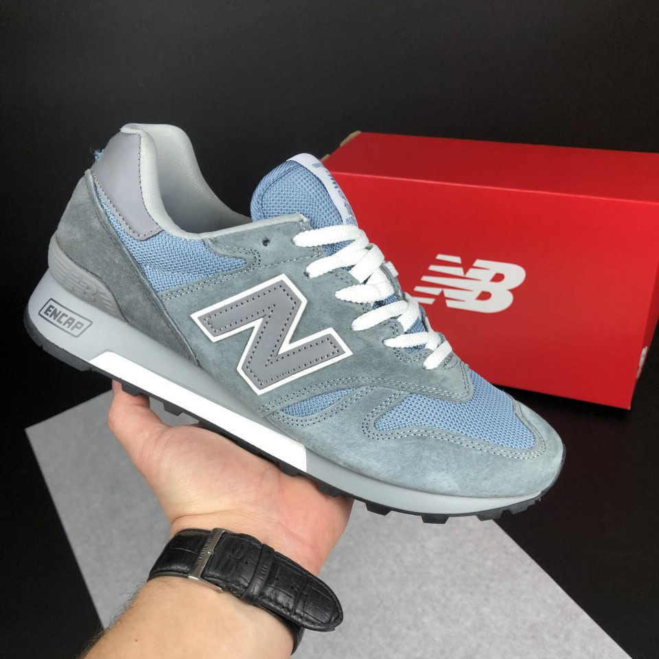 Чоловічі кросівки New Balance 1300 замшеві спортивні повсякденні сірі