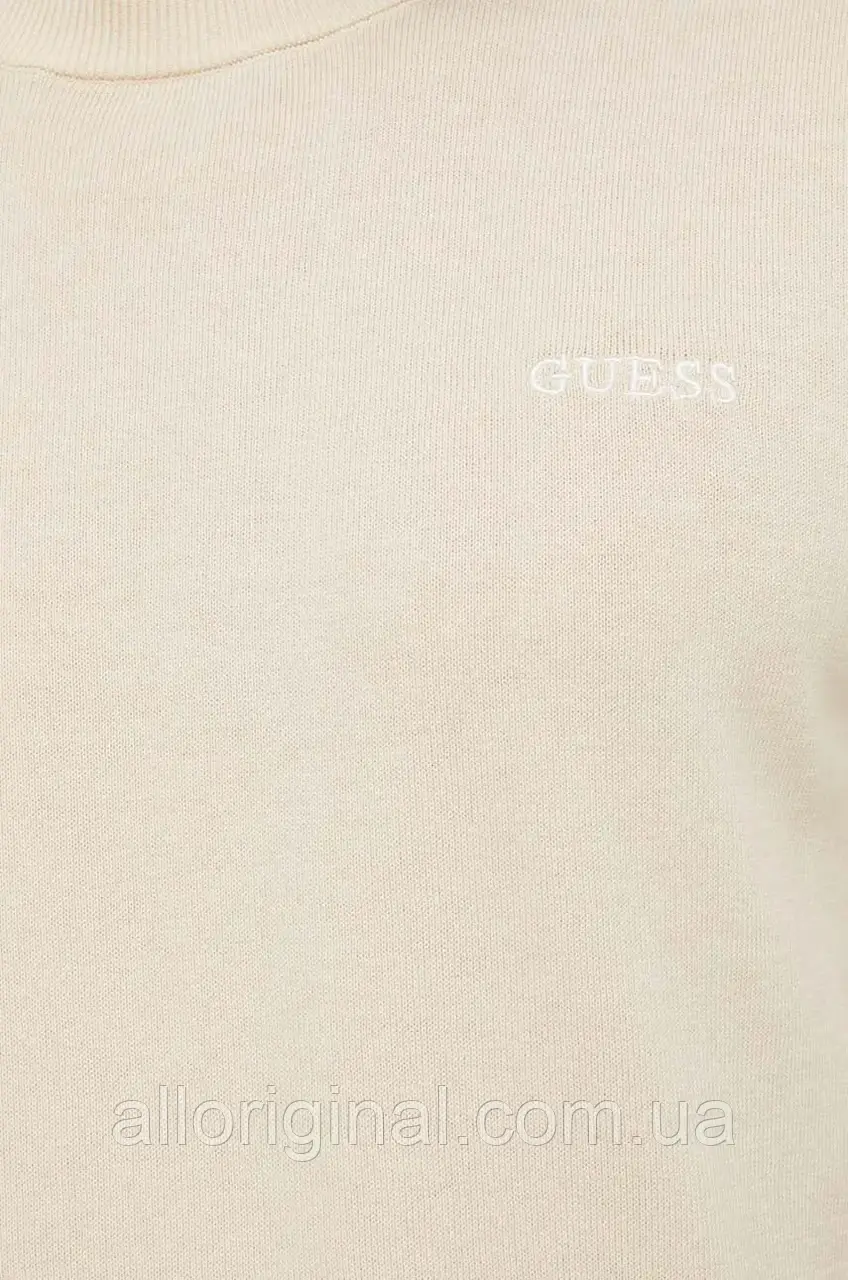 Urbanshop com ua Светр з домішкою шовку Guess колір бежевий легкий РОЗМІРИ ЗАПИТУЙТЕ - фото 5 - id-p2180182169