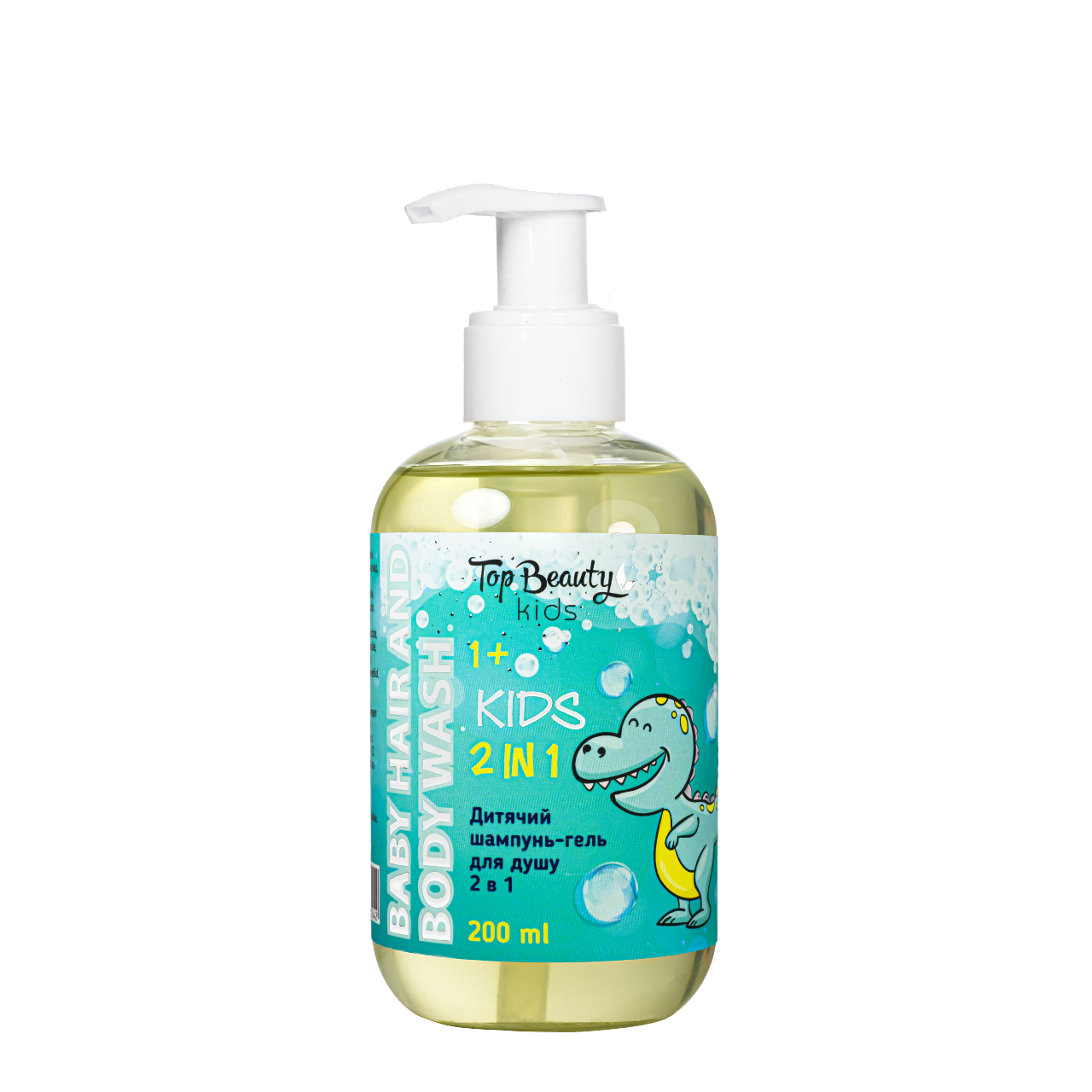 Дитячий шампунь та гель для душу Top Beauty Baby Hair Body Wash від 1 року, 200 мл