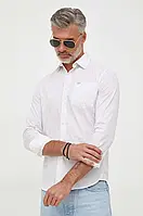 Urbanshop com ua Бавовняна сорочка Pepe Jeans Curtis чоловіча колір білий slim класичний комір РОЗМІРИ