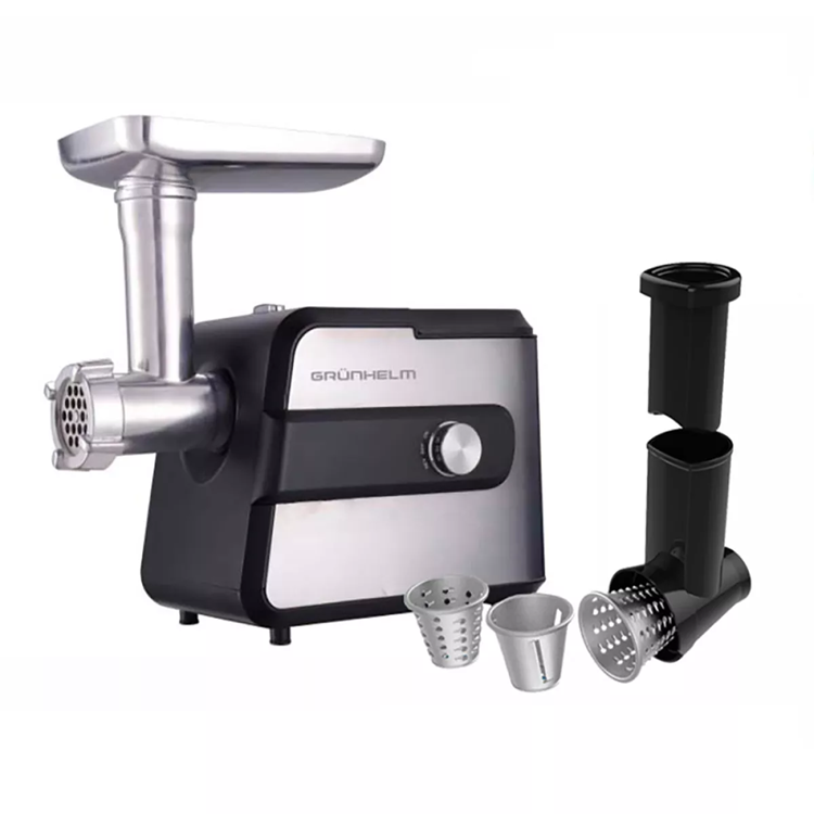 Електрична м'ясорубка Grunhelm AMG200SS (з шинковкою), фото 1