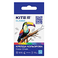 Крейда кольорова 12 шт Classic Kite K-075