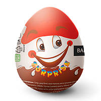 Шоколадне яйце з сюрпризом EGG IN CAP 25г
