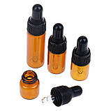 Скляний флакон з піпеткою темний 5 мл, фото 3