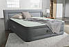 Двоспальне високе надувне ліжко, матрац 152х203х46см, з вбудованим електронасосом, фото 5