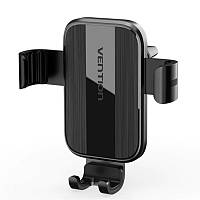 Автомобільний тримач для телефону "автозажимний" триконтактний Vention Duckbill Clip Black Square Fashion Type