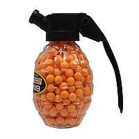Пластиковые шарики (пульки) для детского оружия Bambi QF-23(Orange) 6 мм 500 шт, Toyman