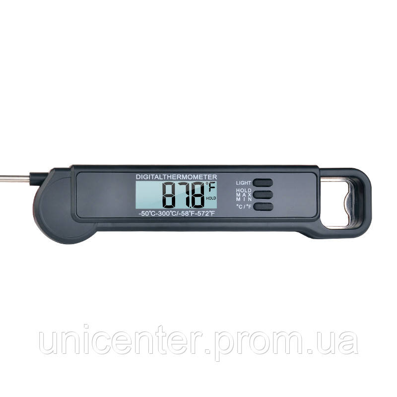 Профессиональный кухонный термометр | кулинарный щуп UChef TP660 со складным зондом, сверхбыс UC, код: 6868312 - фото 3 - id-p2180265892