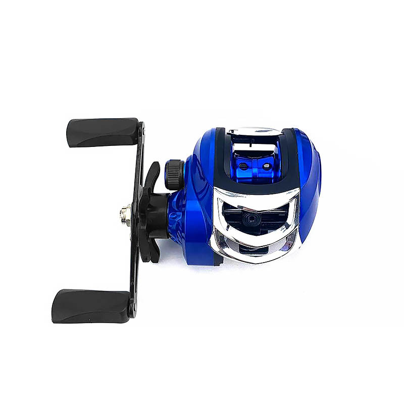 Котушка мультиплікаторна Yumoshi AM 200 Blue-Black Right рибальська 34 шт., фото 1