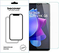 Захисне скло BeCover для Tecno Spark Go 2023 Crystal Clear Glass 3D 709263 irs