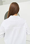 Класична сорочка для вагітних та годування груддю Geneva розмір S-M (42-44) Lullababe Білий, фото 5
