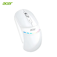 Мышь слайдер ACER OMR211 беспроводная, с подсветкой, аккумулятором, Bluetooth и 2.4GHz (white)