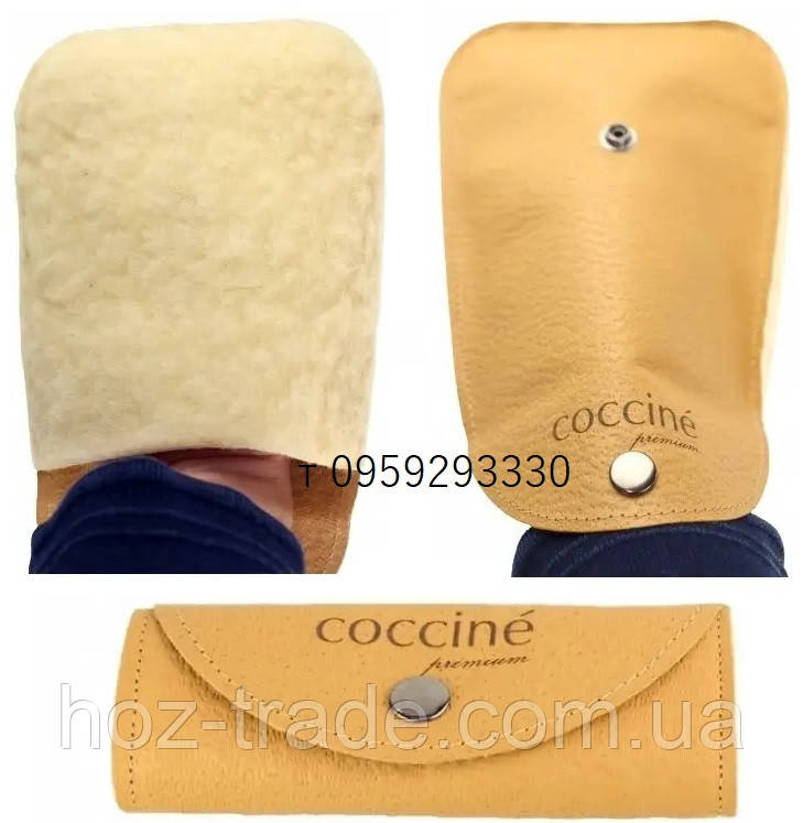 Рукавиця для полірування взуття овчина Coccine shoe polishing glove