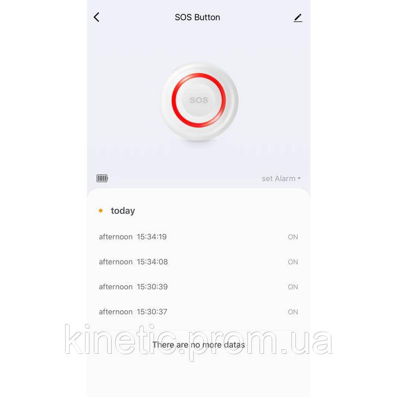Wifi кнопка SOS для пожилых и больных людей для экстренного вызова помощи Nectronix SS01, при KC, код: 6953542 - фото 6 - id-p2180269451