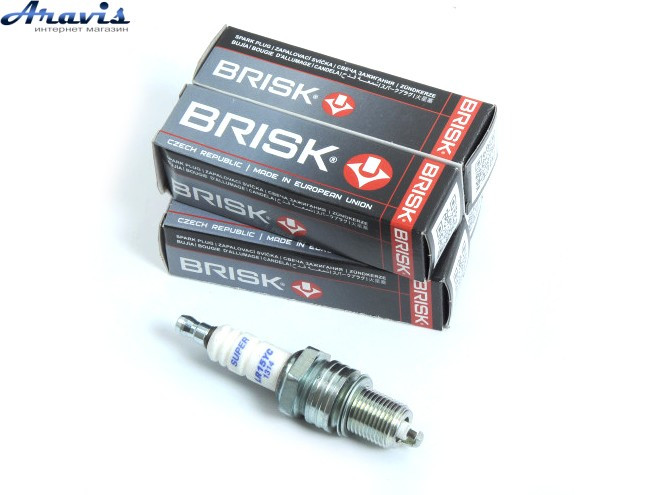 Свечи зажигания Brisk LR15YC.1К Super Зазор-0.8мм ключ-21 2108-09 2121 ...