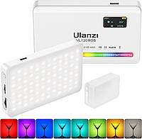 Накамерный свет RGB HUE 360 2500-9000К Ulanzi VL120RGB White - htpk