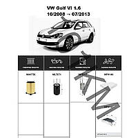 Комплект фільтрів VW Golf VI 1.6 (2008-2013) WIX