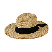 Шляпа SumWin СОНИК бахрома светло-бежевый 54-57 UP, код: 7802811