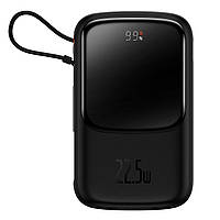 Повербанк 20000 мА·год 22,5 Вт USB Type-C чорний Baseus Qpow PPQD040101 htpk