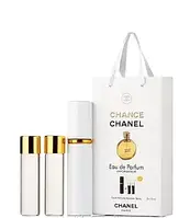 Міні-духи з феромонами жіночі Chanel Chance (Шанель Шанс) 3х15ml