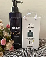 Набор Bleu de Chanel Духи с ферoмонами 45 ml + Парфюмированный лосьон 200 ml