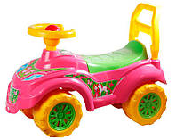Толокар Бебі машина Принцеса ТЕХНОК Pink Yellow (9911) KC, код: 2612826