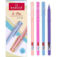 Ручка "I Pen" RADIUS цветной матовый корпус синяя 12шт 500184. Минимальный заказ 1 упаковка (12 штук)