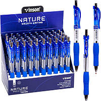 Ручка масляная VINSON синяя 200 автоматическая. Минимальный заказ 1 упаковка (50 штук)