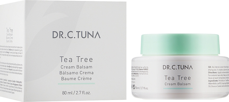 Крем-бальзам для обличчя Tea Tree, 80 мл Dr. C. Tuna Farmasi