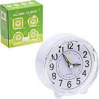 Настольные часы - будильник 903 "Круг" с подсветкой 8,5*4см. Минимальный заказ 1 упаковка (2 штуки)