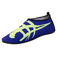 Обувь Skin Shoes для спорта и йоги Zelart Иероглиф PL-0419-BL размер xl-40-41-25,5-26,5см