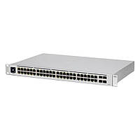 Коммутатор сетевой Ubiquiti UniFi Switch USW-48-POE, Серебряный