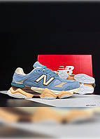 Женские демисезонные кроссовки New Balance 9060 голубые