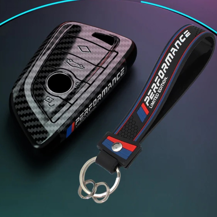 Карбоновий чохол для ключа BMW Performance з ремінцем