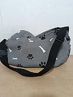 Сумка-переноска "Ева" сумка слинг с жестким дном для собак и котов для домашних животных хs - 35х10х20 см