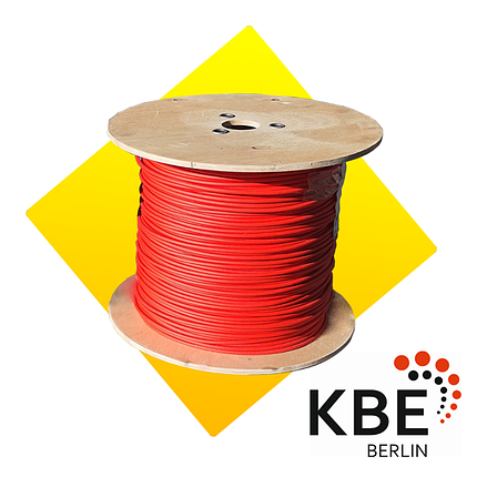 Соларний кабель KBE 4мм, червоний (Німеччина), фото 1
