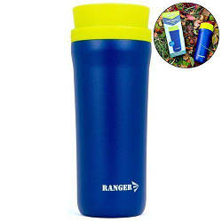 Термос-кружка Ranger Lux 0,48л; зеленый; 8х8х20см. Термос для напитков Рейнджер RA_9928.