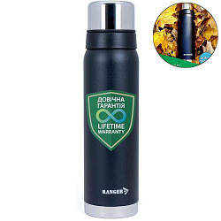 Питний термос Ranger Expert 0,9L; 8х8х31см. Чорний. Термос для напоїв Рейнджер RA_9932.