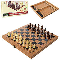 Настольная игра BK Toys Шахматы B3116 3 в 1 QT, код: 7792457