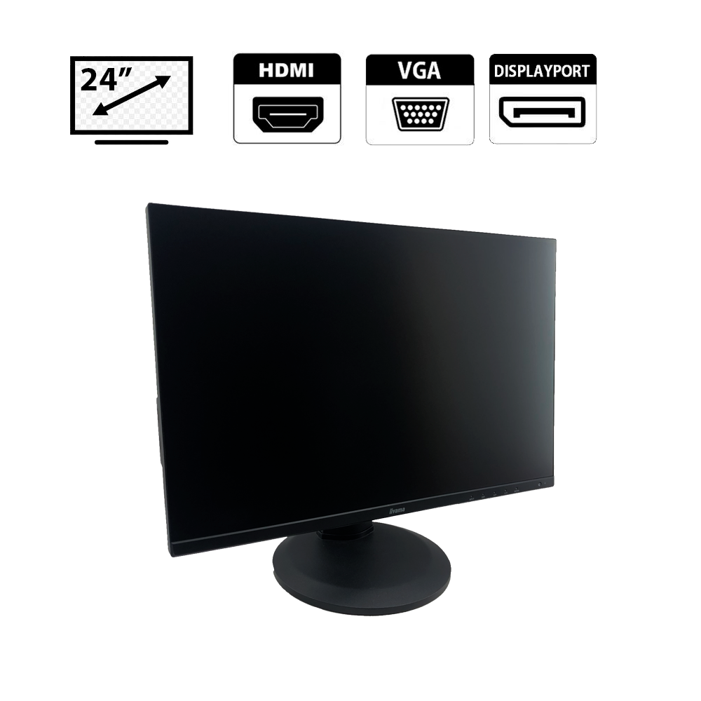 Монітор Iiyama XUB2495WSU / 24" (1920x1200) TN / VGA, DP, HDMI