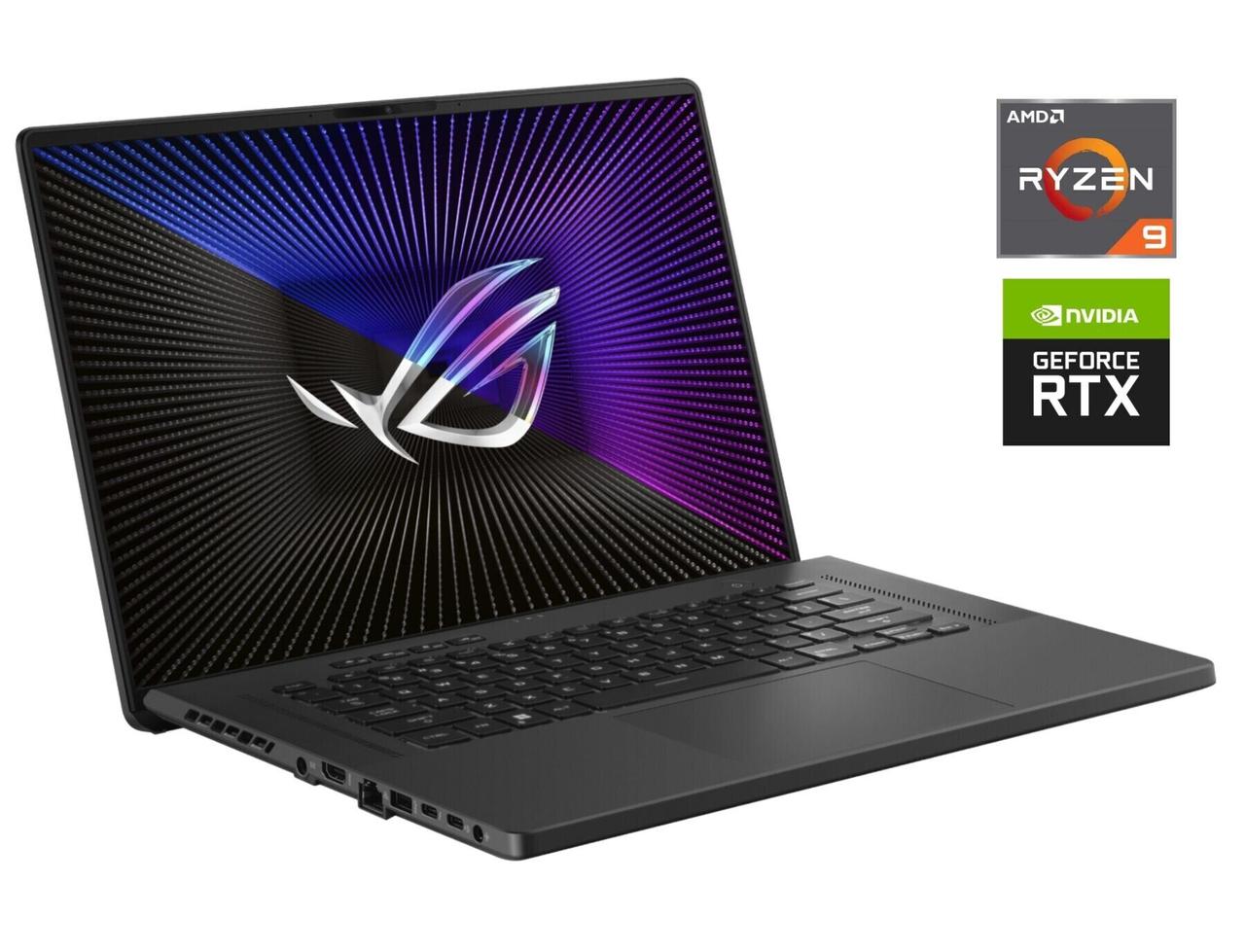 Ігровий ноутбук Б-клас Asus ROG Zephyrus G15 GA503QR/ 15.6" 2560x1440/ Ryzen 9 5900HS/ 16GB RAM/ 1000GB SSD/ RTX 3070 8GB