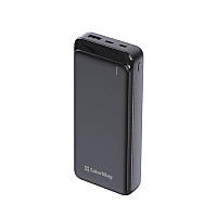 Универсальная мобильная батарея ColorWay Slim 20000mAh Black (CW-PB200LPG3BK-PD) BM, код: 8381839
