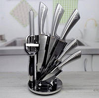 Набор кухонных ножей Edenberg EB-3618 9 предметов серебристый m