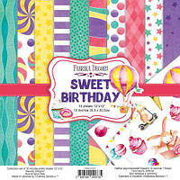 Набор скрапбумаги Sweet Birthday 30,5x30,5 см, 10 листов